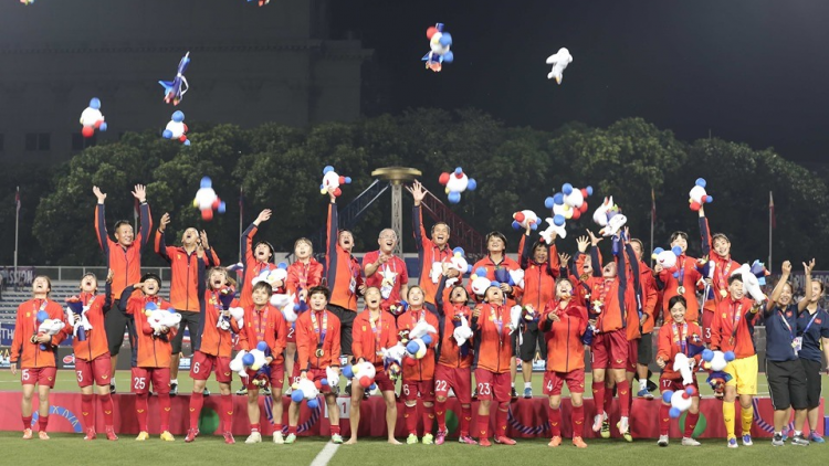 Tuyển pân đil Việt Nam g’lúh 6 vô địch Sea Games 30
