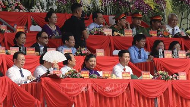 Pa căn Tòng Thị Phóng, Phó Chủ tịch Thường trực Quốc hội ting pấh bh’rợ hơnh déh apêê t’ngay bhiệc bhan ga mắc âng tỉnh Điện Biên