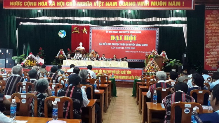 Đông Giang bhrợ têng Đại hội Đại biểu zập acoon cóh g’lúh III c’moo 2019