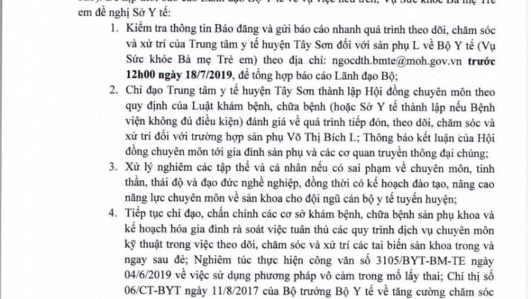 Bộ Y tế ta đang moon Sở Y tế Bình Định xay moon đơớh bh’rợ pân đil vêy a chắc k’đháp n’niên k’coon lấh chêết bil xang bêl roóch pay k’coon