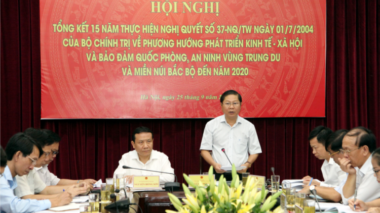 Bộ Lao động Thương binh lâng Xã hội pazưm pr’lứch 15 c’moo bhrợ bhrợ têng Nghị quyết 37 âng Bộ Chính trị