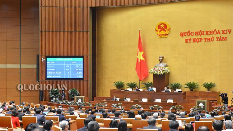 Quốc hội ơy ch’mêệt ha lỵ lêy, prá xay xang Bộ Luật Lao động bhr’lậ