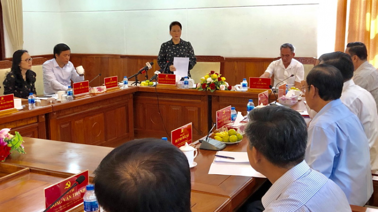 Chủ tịch Quốc hội bhrợ bhiệc lâng Bh’cộ tỉnh Hậu Giang