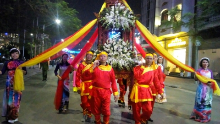 Bhiệc bhan truyền thống pân đil tướng Lê Chân 2019