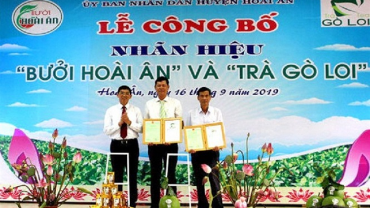 Bình Định: Xay moon nhãn hiệu “ Pih bhung Hoài Ân” lâng “ Trà Gò Loi”