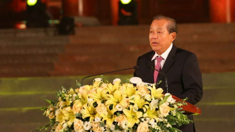 Phó Thủ tướng Trương Hoà Bình pấh xa nay bh’rợ hay k’noọ 60 liệt sĩ đha đhâm c’moor xung phong tỉnh Bắc Thái