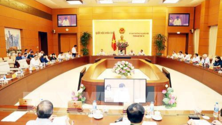 Pr’họp g’lúh 36 âng Ủy ban Thường vụ Quốc hội khóa 14