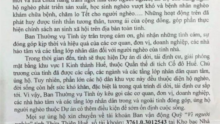 Bí thư Tỉnh ủy Thừa Thiên Huế t’đang zup zooi đhanuôr đha rựt coh dự án pa đhấc đha nuôr