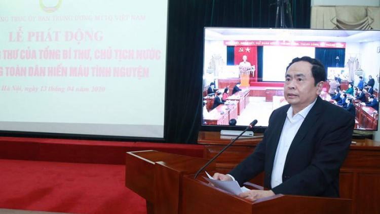 Chủ tịch UBTW MTTQ Việt Nam Trần Thanh Mẫn; T’đang moon pa zêng đha nuôr đoọng a ham tình nguyện