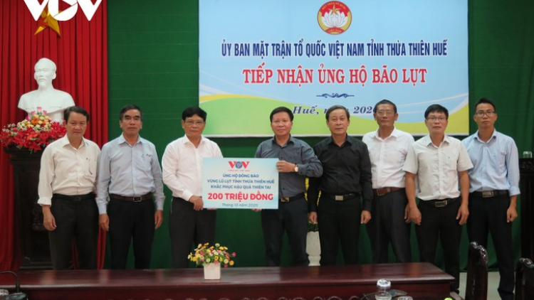 Đài P’rá Việt Nam pa đơp đoọng 400 ưc đồng zooi đoọng zr’lụ 2 tỉnh Quảng Trị, Thừa Thiên Huế bhrợ bhr’lậ boo tuh