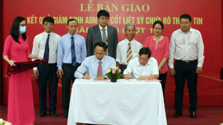 Pa đơp k’noọ 670 pr’đhang ch’mêêt lêy AND n’hang liệt sĩ căh âi ghit xa nay