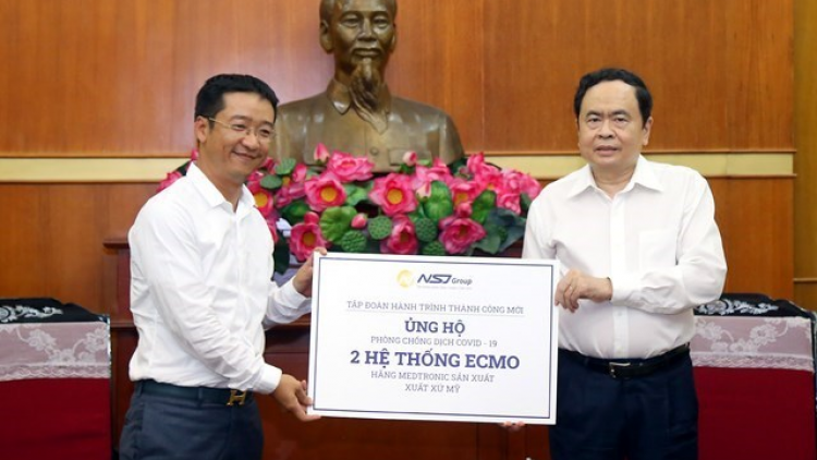 Lâh 2.200 tỷ đồng chroi đoọng ha bh’rợ zâl cha groong pr’luh cr’ăy Covid-19 đươi ooy Mặt trận