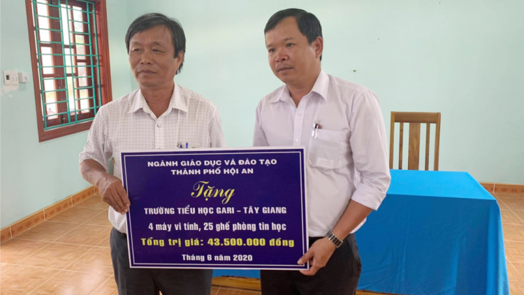 Zup zooi bấc pr’đươi pr’dua đoọng ha pêê trường học đhị Tây Giang