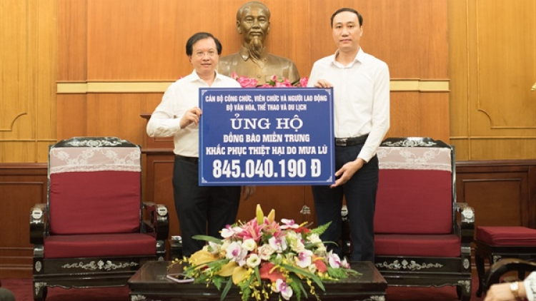 Bộ Văn hoá Thể thao lâng Du lịch: Chroi đoọng lâh 1,5 tỷ đồng zup zooi đhanuôr pazêng tỉnh miền Trung crêê bil hư tu đhí boo bhrợ t’vaih