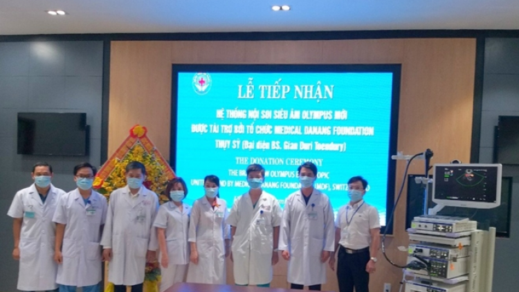 Bệnh viện Đà Nẵng: Đơp pr’đươi nội soi siêu âm OLYMPUS t’mêê