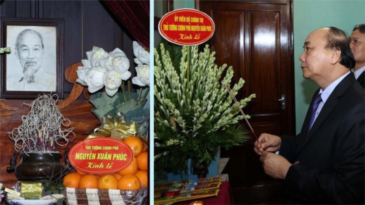 Thủ tướng Nguyễn Xuân Phúc bắt  hương hay tước ava Hồ