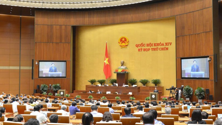 Pr’hop g’luh 9 Quốc hội khóa 14 liêm choom n’đhơ n’đăh cr’liêng xa nay lâng c’lâng bh’rợ