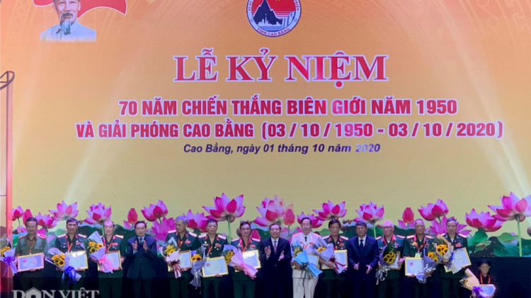 Hơnh deh 70 c’moo chiến thắng Biên giới 1950 lâng Trông pa chô tỉnh Cao Bằng ( 3/10/1950-3/10/2020)