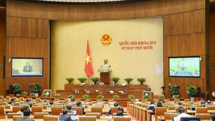 Quốc hội prá xay ooy dự thảo Nghị quyết chính quyền đô thị TPHCM lâng prá xay xang nghị quyết ooy manuyh pa bhrợ