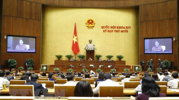 Quốc hội prá xay đhị tổ ooy dự án Luật “Clâng p’rang ( bhr’lậ) lâng Luật K’đhơợng nhâm yêm têêm c’lâng p’rang