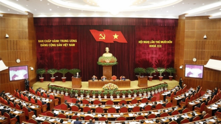 Xay truih xa nay ooy t’ngay bhrợ bhiêc g’luh 4 âng Hội nghị g’luh 14 Ban Chấp hành Trung ương Đảng khóa XII