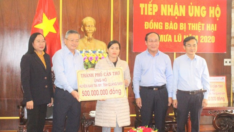 TP. Cần Thơ pazao đoọng 1 tỷ đồng zooi zúp đhanuôr Quảng Nam pa chô pa liêm xang boo đhí túh bhlong