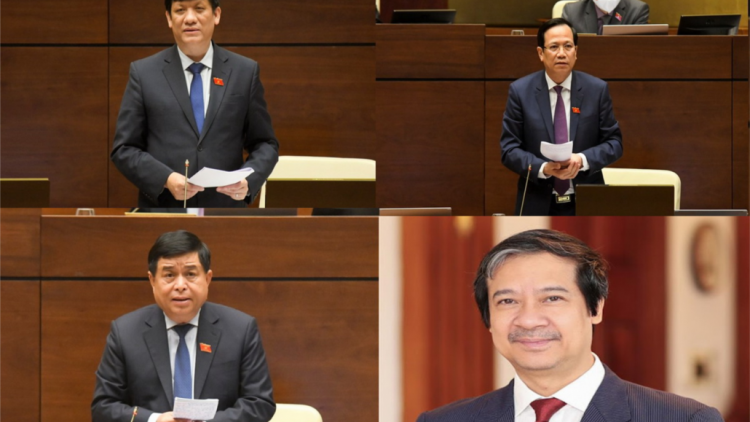 4 Bộ trưởng t’ơơi pa chô rau ta mooh đhị pr’họp g’luh 2, cr’chăl pr’họp g’luh 2, Quốc hội khóa 15