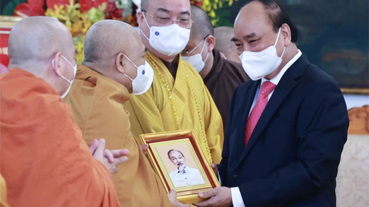 Chủ tịch k’tiếc k’ruung: Phật giáo ta luôn vêy chr’năp ga mắc coh bh’rợ “zooi k’tiếc k’ruung, pa tệêm loom đhanuôr”