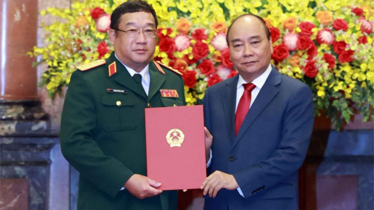 Chủ tịch nước pa đơp Quyết định pa dzooc quân hàm Thượng tướng ha Thứ trưởng Bộ Quốc phòng