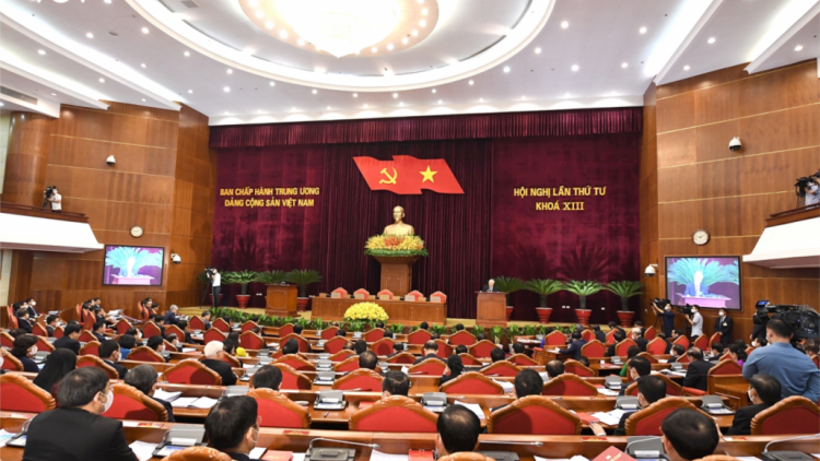 Bhrợ têng xang Hội nghị g’luh puôn Ban Chấp hành Trung ương Đảng khoá XIII