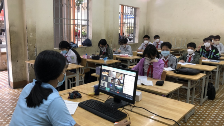 Ngành giáo dục Khánh Hòa ma năl choom ăt ma mông yêm têêm, bhriêl g’lăng đoọng doó choom tr’toot bh’rợ dạy lâng học
