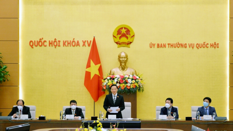 Phó Chủ tịch Quốc hội Nguyễn Khắc Định lưm đha đhâm c’mor khuych goo liêm choom bhlầng