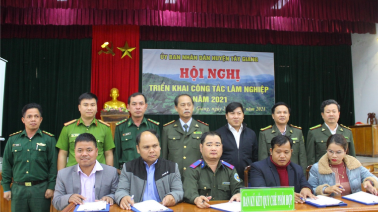 Tây Giang p’căh lực lượng bha lâng zư lêy crâng