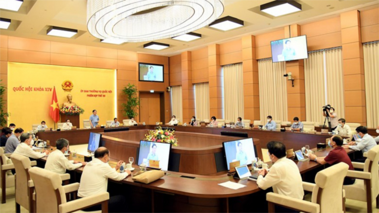 Uỷ ban TVQH prá xay ra văng pr’họp g’luh tr’nơơp, Quốc hội khoá 15