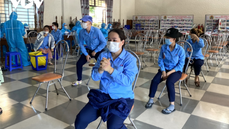 Đà Nẵng: Xay moon 14 cha năc crêê pr’luh SARS-CoV-2 coh Công ty TNHH Điện tử Việt Hoa