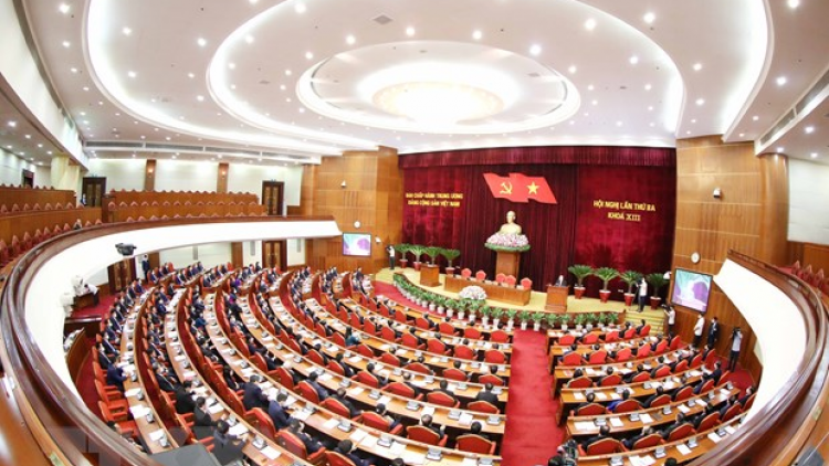 Hội nghị Trung ương 3: Bhr’dzang bhrợ liêm ghít đấh loon Nghị quyết Đại hội 13 âng Đảng