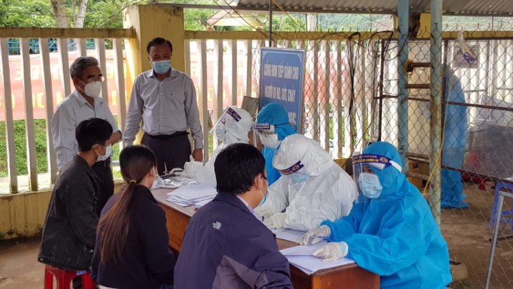 Tỉnh Quảng Nam xay moon t’mêê 60 cha nắc lâh crêê bọo Covid-19 đhị chr’hoong da ding ca coong Nam Trà My
