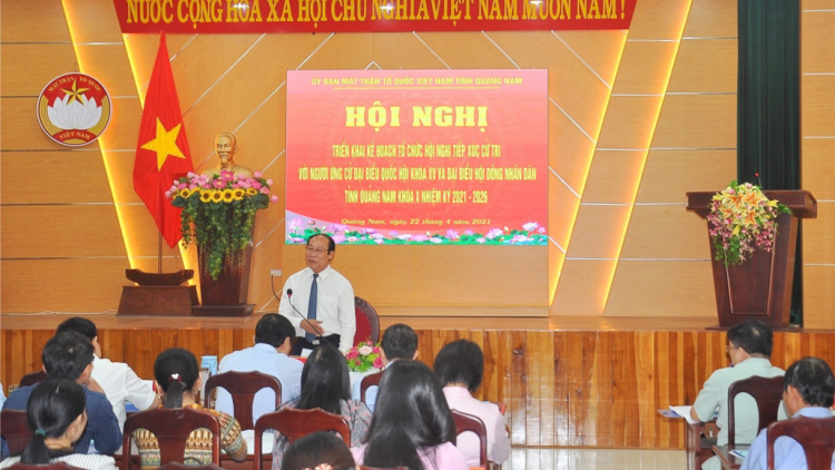 Quảng Nam Ma nuyh ting pâh bhrợ têng quyền t’pâh bầu cử tợơ 28.4-22.5