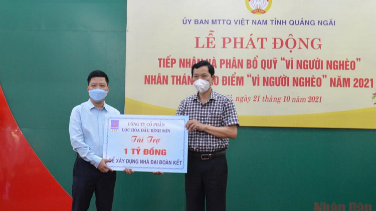 Quảng Ngãi đương đơp lâh 6 tỷ đồng zooi Quỹ “ Tu ma nưih đha rưt”