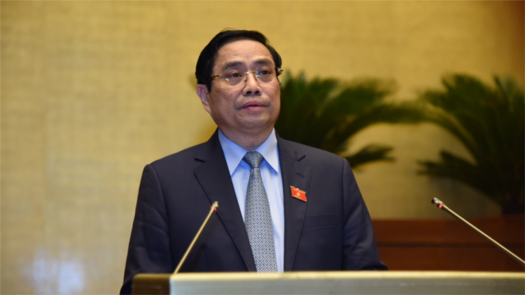 Quốc hội prá xay xang Nghị quyết ooy cơ cấy âng Chính phủ nhiệm kỳ 2021- 2026
