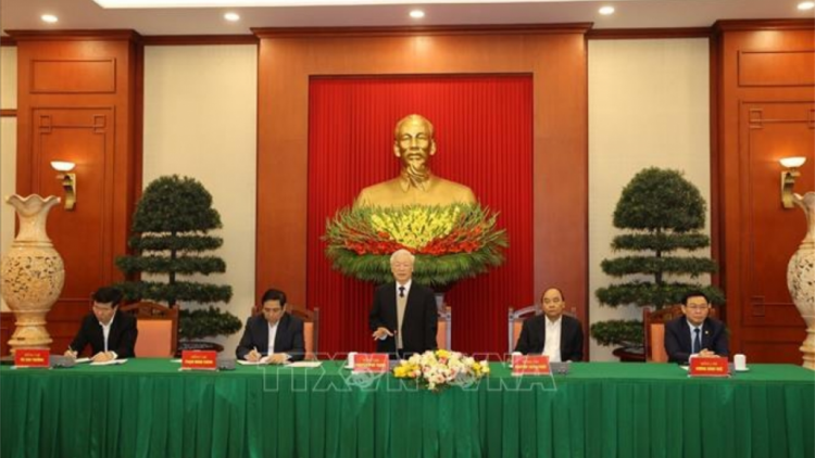 Bộ Chính trị, Ban Bí thư lưm apêê đồng chí TW khoá XII căh dzợ bhrợ đhị khoá XIII