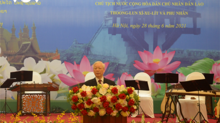 TBT, CTN Lào Thoong-Lun Xỉ-Xu-Lít: Zư liêm nhâm pr’ắt tr’mung chr’nắp liêm Lào-Việt Nam tất lang nhâm mâng