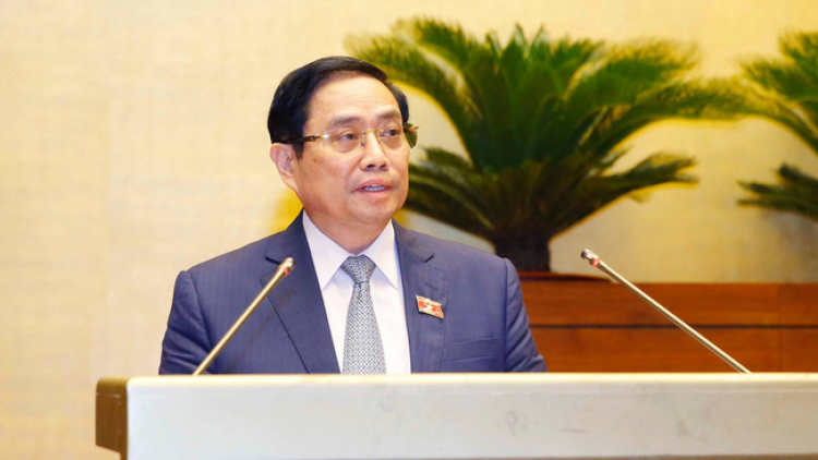 Thủ tướng p’căh cơ cấu Chính phủ khoá 15, zư đớc cơnh ty đanh 18 bộ lâng 4 cơ quan ma mơ lâng bộ