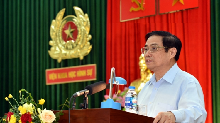 Thủ tướng: Lực lượng công an năc lực lượng bha lâng, chroi đoọng ga măc chr’năp ooy bh’rợ zâl cha groong pr’luh