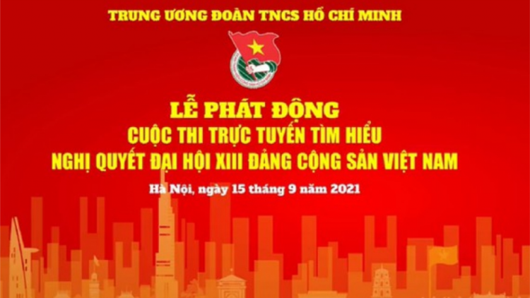 K’đươi bhrợ g’lúh thi trực tuyến chấc lêy năl Nghị quyết Đại hội 13 âng Đảng Cộng sản Việt Nam