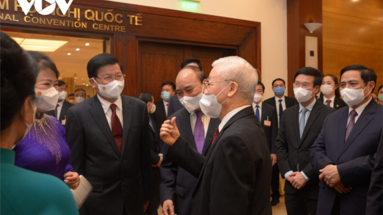 Tổng Bí thư Nguyễn Phú Trọng: K’đhợợng đơc lâng bhrợ pa liêm bh’rợ chr’năp bhlưa Việt Nam – Lào ting t’ngay ting pa dưr k’rơ