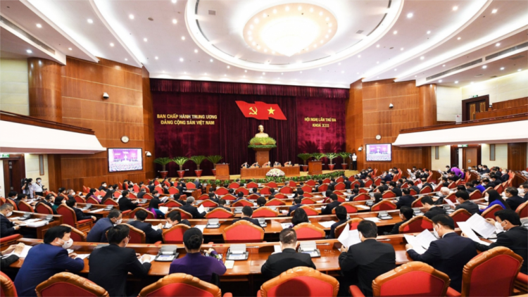 Thông cáo t’ngay bhrợ bhiệc g’luh tr’nơơp, Hội nghị Trung ương 3 khoá XIII