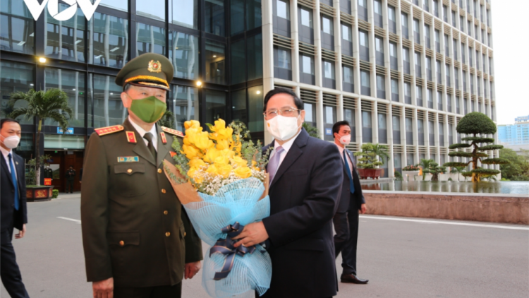 Thủ tướng Chính phủ Phạm Minh Chính pâh Hội nghị Công an prang k’tiêc k’ruung g’luh 77