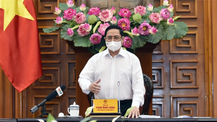 Thủ tướng p’too moon nhâm mâng râu liêm crêê coh zr’lụ công nghiệp bêl pr’luh cr’ăy Covid-19 dưr vaih