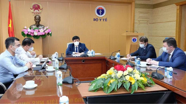 Việt Nam xay prá câl 20 ưc liều vaccine Sputnik V